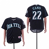 Mariners 22 Robinson Cano Navy Cool Base Jersey Sguo,baseball caps,new era cap wholesale,wholesale hats